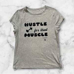 Women’s Gray Graphic T-Shirt New with tags, Large fitted.